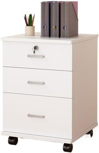 Black Filing CabinetLow Locking File Storage Cabinet with Drawer for Office OrganizationSimple Yet Stylish Design for Easy Access and Secure Document Storage in Kuwait