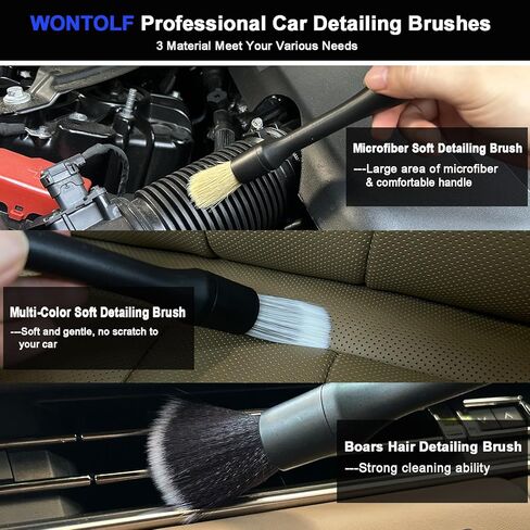 14Pcs Car Wash Kit, 62'' Car Wash Brush with Long Handle, Microfiber Scratch-Free Carwash Brush Mop Mitt Kit Car Car Washing Supplies Cleaning Kit for Cars RV SUV Truck Boat Green in Kuwait
