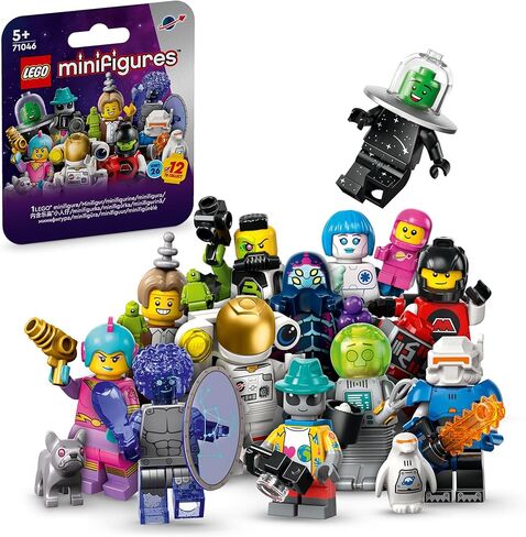Complete Lego Mini Figures Series 26 Space with 12 Collectible Figures (71046 12x), Complete Series 26 Space (New), CMF in Kuwait