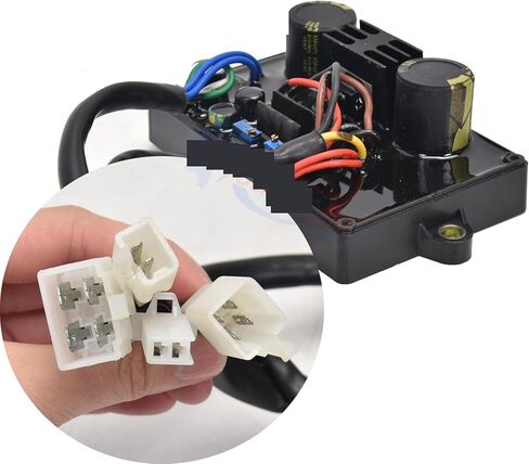 1pcs HJ-5K25DH 5KW AVR Welding Generator Auto Voltage Regulator Regulated Single Phase Control Stabilizer 12 Wire in Kuwait