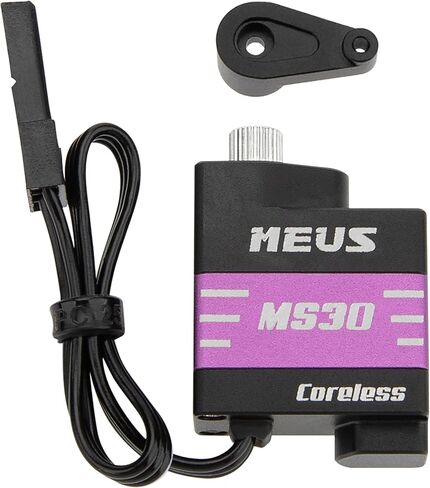 MEUS Racing Coreless Micro Servo للزاحف المحوري SCX30 1/30 RC (أسود) in Kuwait
