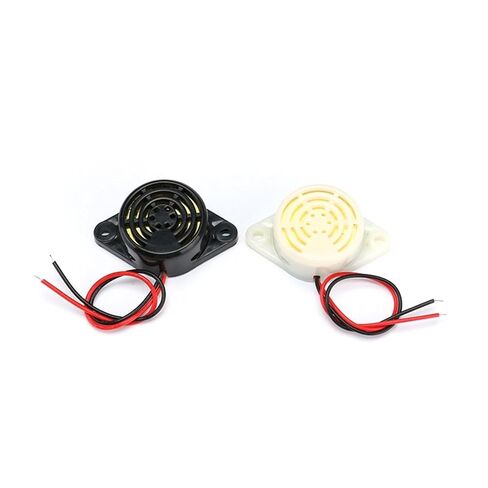 SFM-27 3-24V 12V 95DB صفارة نشطة عالية ديسيبل صفارة إلكترونية إنذار متقطع/مستمر (أبيض مستمر) in Kuwait
