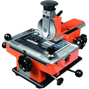 Metal Stamping Machine, Assisted Tag Embossing Tool with Alloy Steel Character Wheel, A–Z 0–9 Symbols, Deep Marking Tool (3mm) in Saudi Arabia