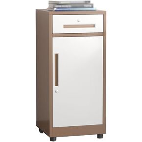 Locking File Cabinet with 1 Drawer & 1 Door Secure Storage for Home Office Metal Filing Cabinet for Documents Stylish & Functional File Storage Solution. in Kuwait
