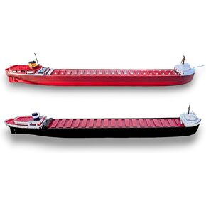 TheRoller3d 2-Pack SS Edmund Fitzgerald & SS William Clay Ford Model Ship 12 "نماذج شحن البحيرات الكبرى، سفن الألعاب، السفن النموذجية، نماذج السفن، ديكور بحري، هدايا التاريخ البحري in Kuwait