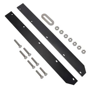 Poly Cutting Edge & Wear Bar for John Deere 54" Snow Plow, 3/8" Thick UHMW Plastic Scraper Strip, Includes Carriage Bolts & Nuts in Kuwait