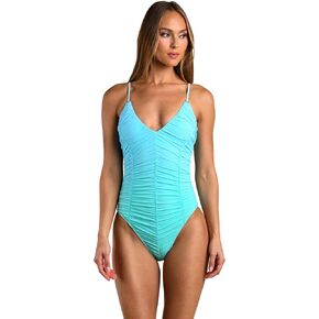 Sunshine 79 Womens Plunge Mio One Piece Swimsuit, Bright Pink//Expressive Garden, 8 US in Saudi Arabia