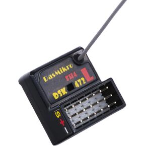 جهاز استقبال DasMikro DSK-472L 4CH - FH4T، FH4، FH3، SSL، القياس عن بعد، متوافق مع NOR/SSR/SHR، هوائي مدمج، يناسب SANWA M17، M12S، M12، MT4S، MT44، MT4، MTS، EXZES ZZ، EXZES Z in Kuwait
