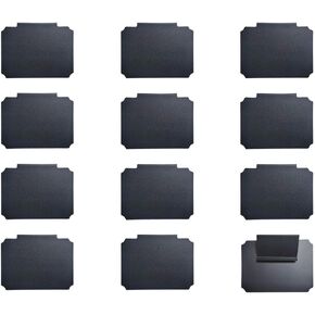 12 pcs Removable Bin Labels Clip, Basket Labels Clips On Set, Plastic Basket Bin Label Clip on, Kitchen Clips Label Holder for Basket Pantry Organization Box (Black) in Saudi Arabia