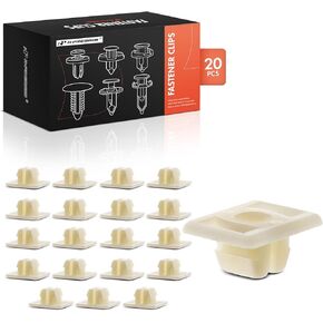 A-Premium 30PCS Fender License Plate Grommet Nuts Retainer Clips - Compatible with Ford F-150, F-250, F-350, Explorer, Mustang, Taurus, Focus & More - Auto Car Nylon Fastener, Fits for 0.25 inch Hole in Kuwait
