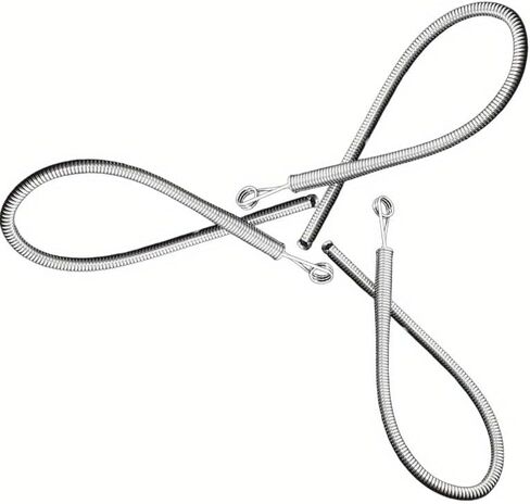 6PCS Drawstring Threader Tool Set, Elastic Waistband Cord Threading Tool Kit, Metal & Flexible Spring Threaders for Pants Hoodies Shorts DIY Sewing String Replacement Tool (Silver 6PCS) in Kuwait