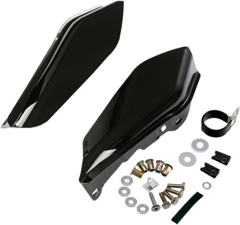 Motorcycle Mid Frame Air Deflectors Compatible with Touring Road Street Road King Electra 2017 2019 2021 2022 2024(Matte Black) in Kuwait