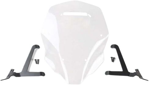 Motorcycle Windshield Windscreen Fairing Wind Deflector Visor Compatible with MT-07 Gen4 2025 2026(Transparent Black) in Kuwait