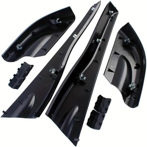 1set Roof Rack Rails End Cap Compatible For Hyundai Tucson 2004-2008 Roof Rack Leg Cover Roof Rack Bar Rail End Protection Cover Shell in Kuwait