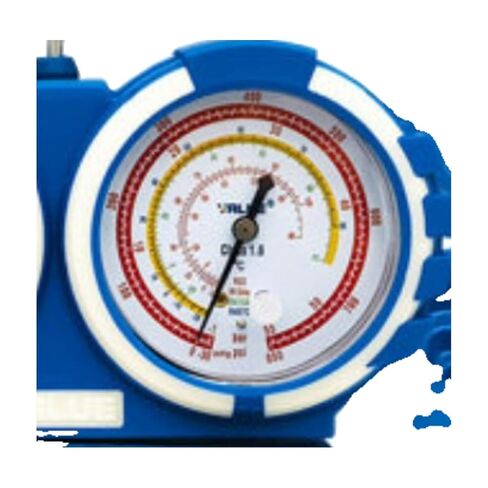 VMG-2-R22-B R410a/R134a/R32 air Conditioning Fluoride Meter Set Refrigerant Pressure Double Gauge(VMG-2-R32-B Dual 410 Valve) in Kuwait