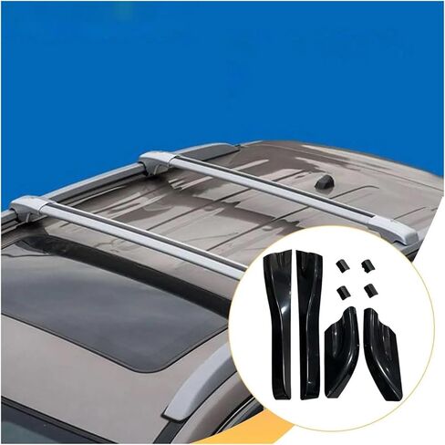 ABS حامل سقفي غطاء نهاية السكك الحديدية ترقية سهلة التركيب الجزء الخارجي للسيارة متوافق مع Hyundai Tucson 2004-2014 in Kuwait