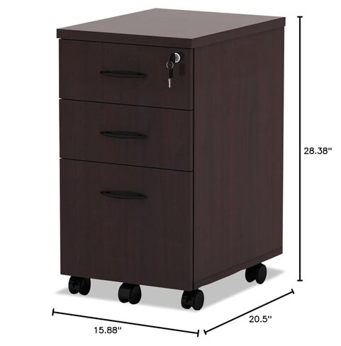 Alera Valencia Series Mobile Box/Box/File Pedestal File ALEVA572816MY Each in Kuwait
