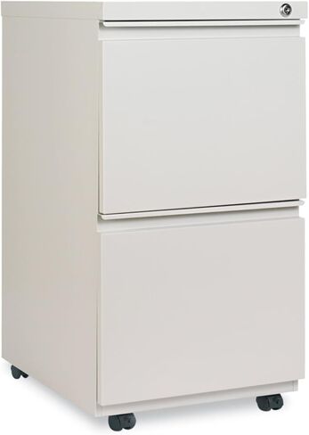 Alera PBFFLG مبرد معدني ذو درجين مع سحب كامل الطول، 14 7/8 عرض × 19 1/8 عمق، رمادي فاتح in Kuwait