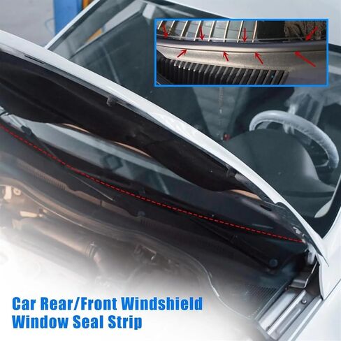 1.7m Car Windshield Seal Strip Universal for Front Rear Windshield Sunroof Seal for Car/SUV Car Weather Stripping Seal in Kuwait