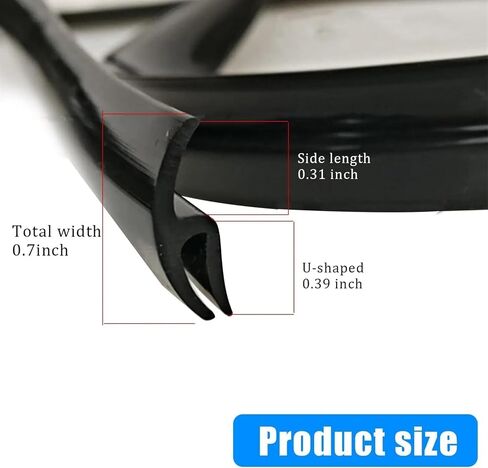 1.7m Car Windshield Seal Strip Universal for Front Rear Windshield Sunroof Seal for Car/SUV Car Weather Stripping Seal in Kuwait