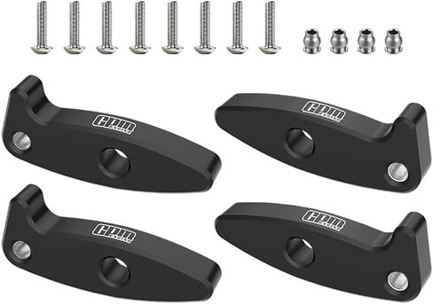 GPM for Axial 1/30 SCX30 RC Crawler – Fits SCX30 Ford Bronco, Jeep Wrangler JLU, Chevrolet K10 – High Articulation & Clearance Flex Blades: 7075-T6 Alloy Droop Flex Mod Extension Kit (Blue) in Kuwait