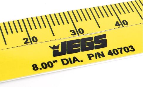 شريط توقيت JEGS | لمحركات تشيفي الصغيرة والكبيرة | يستخدم مع موازن/مثبط متناسق 8 بوصة | صنع في الولايات المتحدة الأمريكية | زيادة درجة واحدة من 20 درجة ATDC إلى 65 درجة BTDC in Kuwait