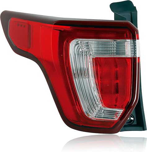 مجموعة مصابيح LED الخلفية متوافقة مع 2020-2023 Ford Explorer Base/XLT/Limited/Platinum الضوء الخلفي مصباح الفرامل الخلفي مع المصابيح والأحزمة الجانب الأيمن للراكب FO2801275 LB5Z13404F in Kuwait