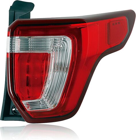 مجموعة مصابيح LED الخلفية متوافقة مع 2020-2023 Ford Explorer Base/XLT/Limited/Platinum الضوء الخلفي مصباح الفرامل الخلفي مع المصابيح والأحزمة الجانب الأيمن للراكب FO2801275 LB5Z13404F in Kuwait