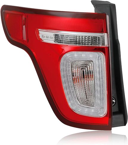 مجموعة مصابيح LED الخلفية متوافقة مع 2020-2023 Ford Explorer Base/XLT/Limited/Platinum الضوء الخلفي مصباح الفرامل الخلفي مع المصابيح والأحزمة الجانب الأيمن للراكب FO2801275 LB5Z13404F in Kuwait