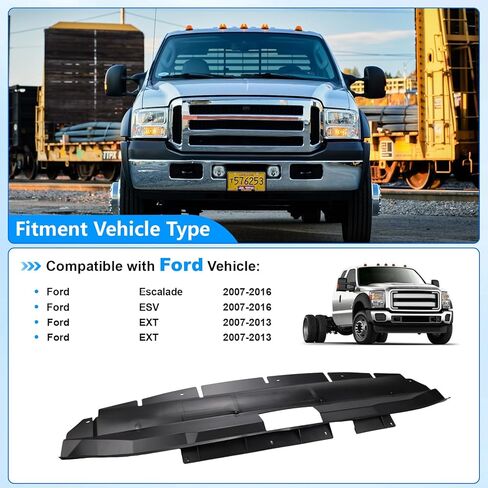 620-186 مشعاع يدعم عاكس الهواء متوافق مع Ford F-250 F250 F-350 F350 F-450 F450 F-550 F550 Super Duty 2004 2005 2006 2007 in Kuwait