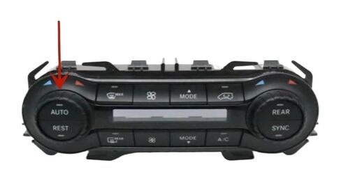 مفتاح التحكم في المناخ لسيارة Benz for Vito for Metris W447 W448 V260 2016-2023 A/C تكييف الهواء ودرجة حرارة التحكم في المناخ لوحة أزرار (Forout Chrome) in Kuwait