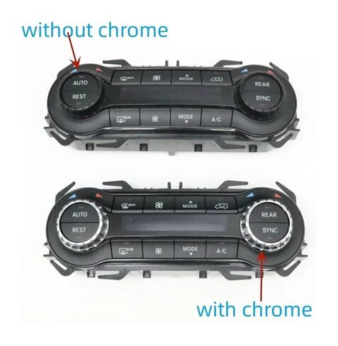 مفتاح التحكم في المناخ لسيارة Benz for Vito for Metris W447 W448 V260 2016-2023 A/C تكييف الهواء ودرجة حرارة التحكم في المناخ لوحة أزرار (Forout Chrome) in Kuwait