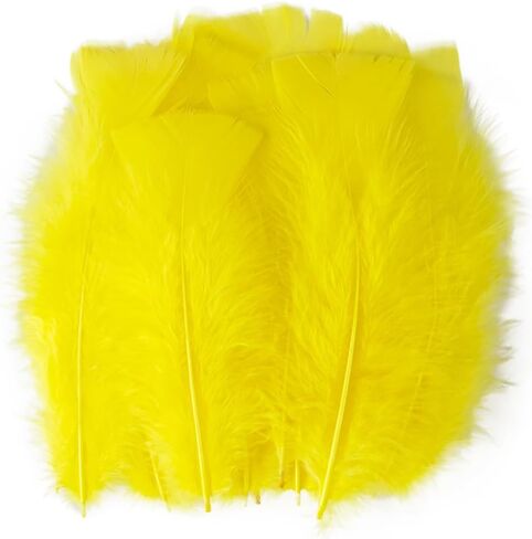 50pcs 4-6 Inches Fluffy Turkey Marabou Light Pink Feathers for Crafts Dreamcatcher Fringe Trim Colored Feathers Accessories Pack in Kuwait