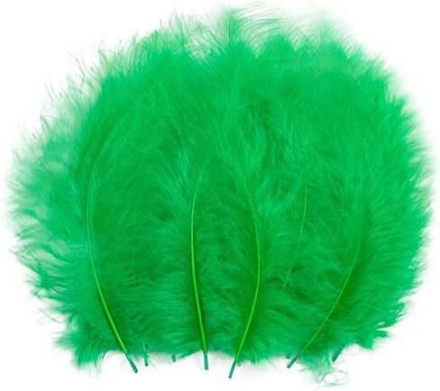 50pcs 4-6 Inches Fluffy Turkey Marabou Light Pink Feathers for Crafts Dreamcatcher Fringe Trim Colored Feathers Accessories Pack in Kuwait