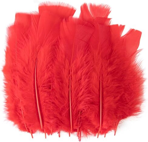 50pcs 4-6 Inches Fluffy Turkey Marabou Light Pink Feathers for Crafts Dreamcatcher Fringe Trim Colored Feathers Accessories Pack in Kuwait