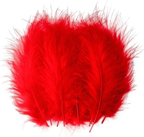 50pcs 4-6 Inches Fluffy Turkey Marabou Light Pink Feathers for Crafts Dreamcatcher Fringe Trim Colored Feathers Accessories Pack in Kuwait