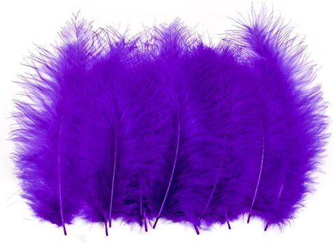 50pcs 4-6 Inches Fluffy Turkey Marabou Light Pink Feathers for Crafts Dreamcatcher Fringe Trim Colored Feathers Accessories Pack in Kuwait