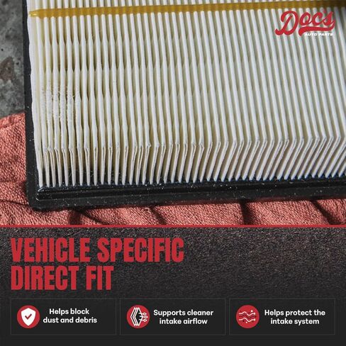 Doc's Auto Parts Engine Air Filter DA11899 | Compatible with Chevrolet Trailblazer 1.2L 2021+, 1.3L 2021+, Trax 1.2L 2024, Buick Encore GX 1.2L 2020-2024, 1.3L 2020+ in Kuwait