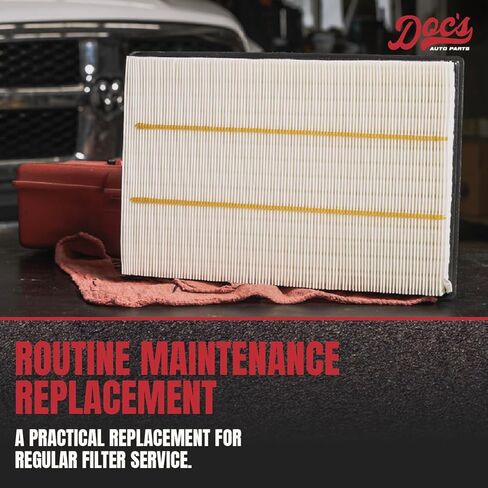 Doc's Auto Parts Engine Air Filter DA11899 | Compatible with Chevrolet Trailblazer 1.2L 2021+, 1.3L 2021+, Trax 1.2L 2024, Buick Encore GX 1.2L 2020-2024, 1.3L 2020+ in Kuwait