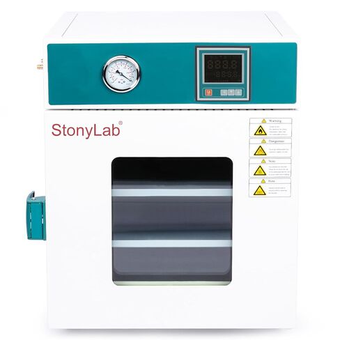 فرن تجفيف الفراغ من stonylab، فرن تجفيف وتسخين معمل سعة 24 لتر/0.9 قدم مكعب مع مقياس فراغ ووحدة تحكم رقمية، معتمد من CE، 110 فولت/RT+10-250 درجة مئوية، من الفولاذ المقاوم للصدأ in Saudi Arabia