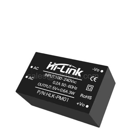 PM01 5 قطعة/الوحدة HLK-PM01 220 فولت إلى 5 فولت التيار المتناوب تيار مستمر معزولة وحدة امدادات الطاقة التنحي محول الطاقة in Kuwait