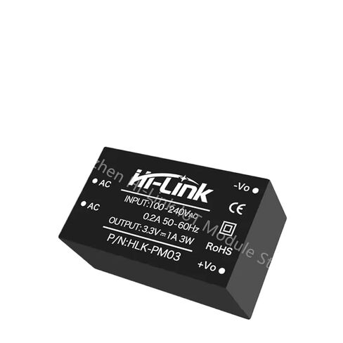 التيار المتناوب/تيار مستمر HLK-PM03 3.3 فولت 3 واط 100 قطعة/الوحدة قابل للتعديل وحدة امدادات الطاقة محول ذكي المنزلية in Kuwait