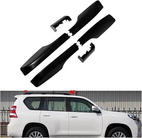 غطاء نهاية رف السقف مجموعة من 6 قطع متوافقة مع Toyota Land Cruiser LC200 2008-2022 63491-60110 63493-60100، 63494-60090، 63495-60080 in Kuwait
