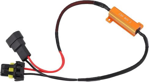 مجموعة مقاومة الحمل AMONIDA 9006 LED ثابتة 50 وات مجموعة فك الترميز المضادة للوميض من أجل LED مناسبة لإشارات الانعطاف لضوء الضباب DRL، للسيارات والشاحنات وسيارات الدفع الرباعي in Kuwait