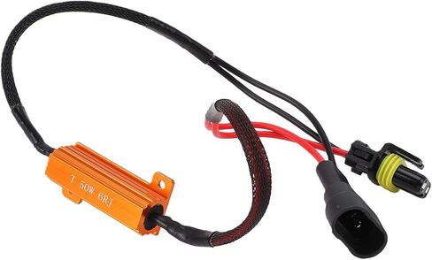 مجموعة مقاومة الحمل AMONIDA 9006 LED ثابتة 50 وات مجموعة فك الترميز المضادة للوميض من أجل LED مناسبة لإشارات الانعطاف لضوء الضباب DRL، للسيارات والشاحنات وسيارات الدفع الرباعي in Kuwait