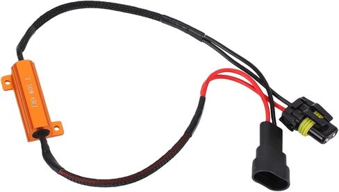 مجموعة مقاومة الحمل AMONIDA 9006 LED ثابتة 50 وات مجموعة فك الترميز المضادة للوميض من أجل LED مناسبة لإشارات الانعطاف لضوء الضباب DRL، للسيارات والشاحنات وسيارات الدفع الرباعي in Kuwait