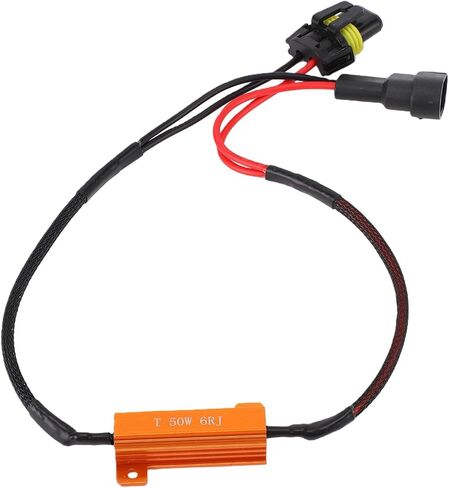 مجموعة مقاومة الحمل AMONIDA 9006 LED ثابتة 50 وات مجموعة فك الترميز المضادة للوميض من أجل LED مناسبة لإشارات الانعطاف لضوء الضباب DRL، للسيارات والشاحنات وسيارات الدفع الرباعي in Kuwait