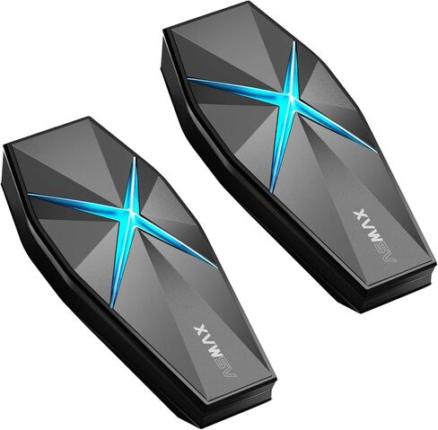 سماعة رأس بلوتوث ASMAX F1s للدراجات النارية مع تحكم صوتي ذكي، أنظمة اتصالات خوذة شبكية لـ 10 راكبين، شريحة مزدوجة مع تعدد المهام الصوتية/ENC/حامل بدون مغناطيس، اتصال داخلي 5 ميل لعربات الثلج/ATV/التزلج in Kuwait
