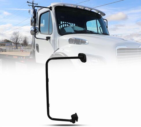 for Freightliner Black Main Side View Rear View Mirror for Freightliner M2 (Left Mirror Bracket) in Kuwait