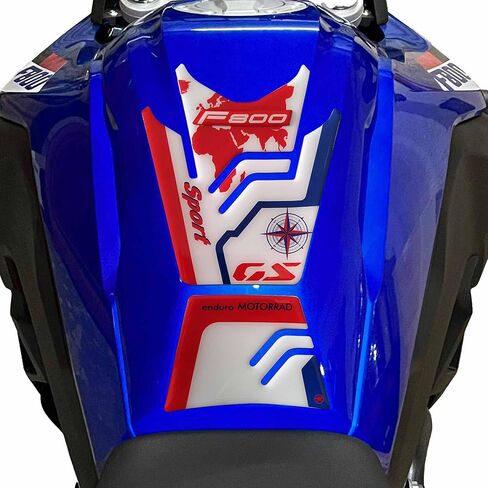 Labelbike - ملصق ثلاثي الأبعاد لخزان الوقود للدراجات النارية للحماية والديكور من الراتنج متوافق مع BMW F800 GS 2024 in Kuwait